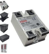 DC to AC Solid-State Relay for DC-AC Switching with Terminal Covers and Transparent Cover - Sungaze Coffee