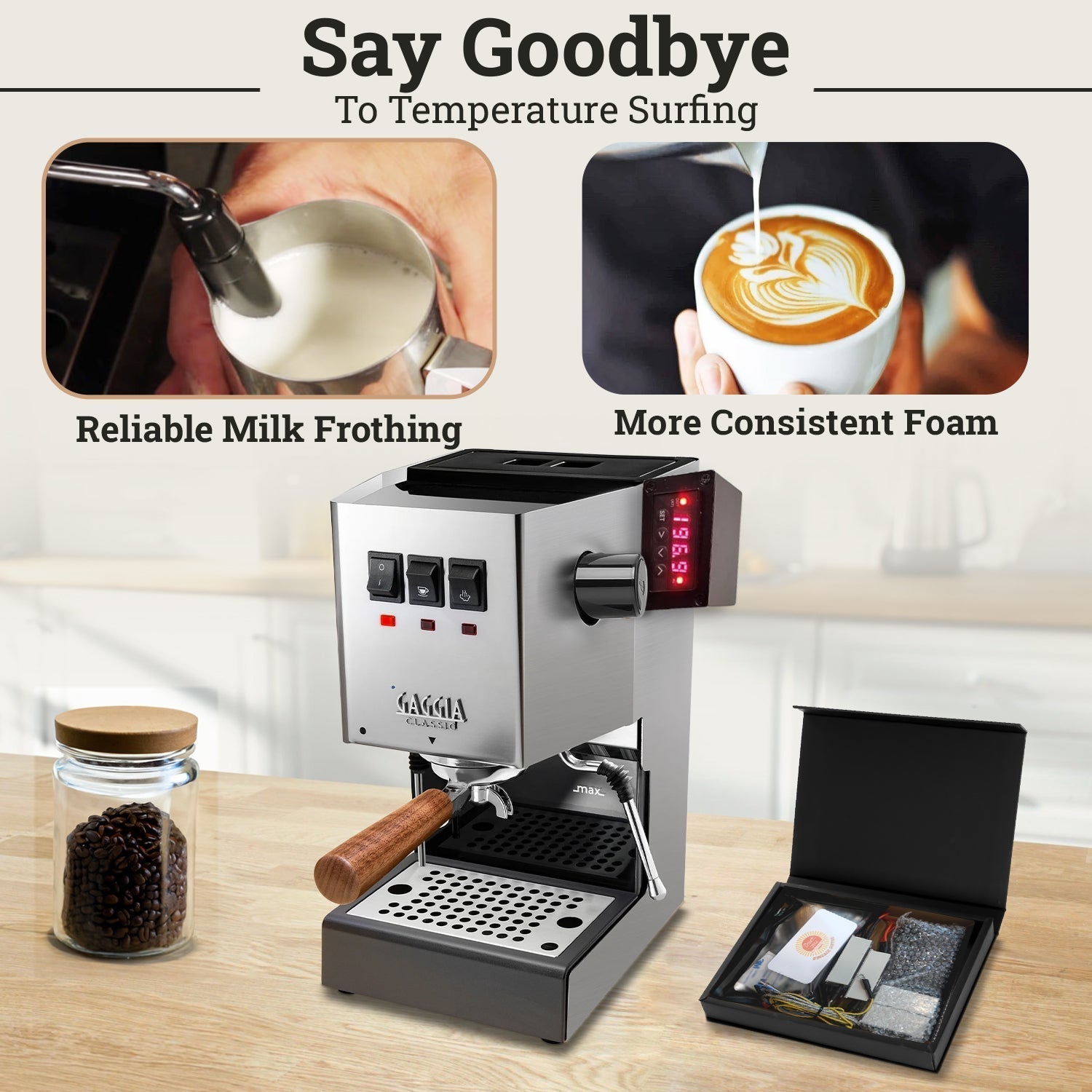 Gaggia Panarello Gaggia Milk Frother Steam Wand Gaggia Classic