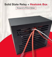 Solid State Relay + Heatsink Vented Enclosure Box - Sungaze Coffee