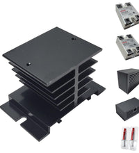 DC to AC Solid-State Relay for DC-AC Switching with Terminal Covers and Transparent Cover