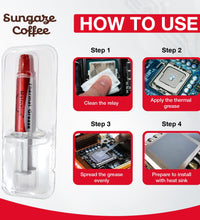 High-Performance Thermal Compound (Set of 2) for Efficient Heat Dissipation - Sungaze Coffee