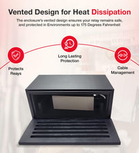 Solid State Relay + Heatsink Vented Enclosure Box - Sungaze Coffee