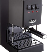 Modified Thunder Black Gaggia Classic Pro Evo w/ Upgrade Kit for Brew, Steam, & Flow Control + 2 Puck Screens, WDT Tool, and Keychain - Sungaze Coffee