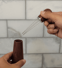 Wooden Weiss Distribution Technique (WDT) Tool with Thin Rods & Base - Sungaze Coffee