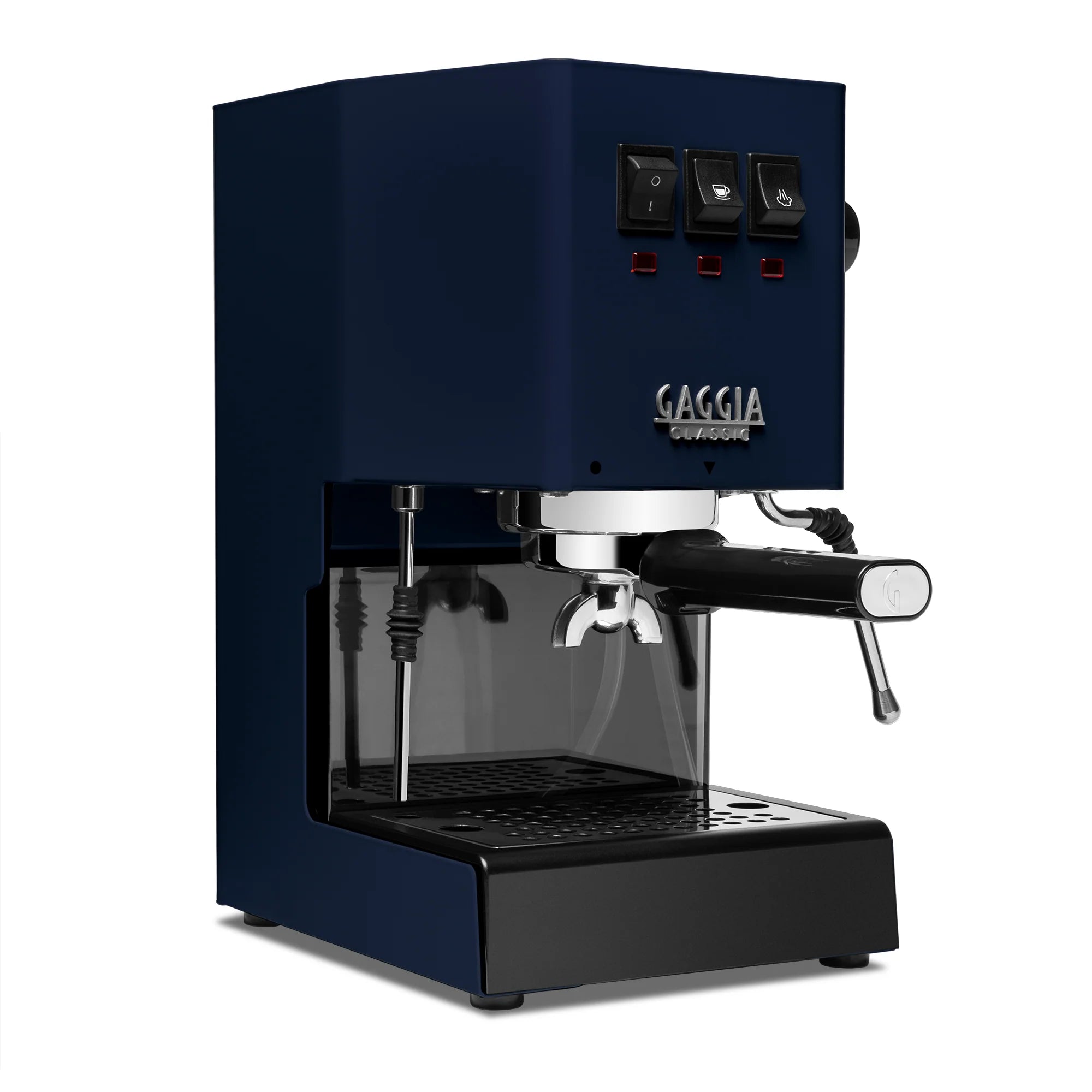 Modified Classic Blue Gaggia Classic Pro Evo w/ Upgrade Kit for Brew,  Steam, & Flow Control + 2 Puck Screens, WDT Tool, and Keychain
